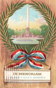 Vintage Postcard 1911 McKinley's Historical Monument Buffalo New York In framed