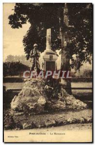 Old Postcard Pont Audemer The War memorial Militaria