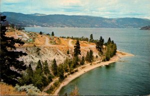 Canada British Columbia Lake Okanagan Camping Sites Between Penticton and Kel...