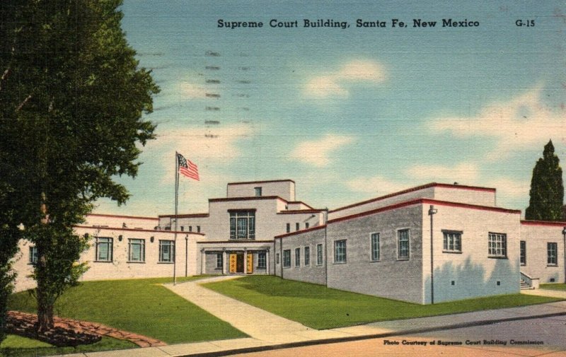 Vintage Postcard Santa Fe New Mexico Supreme Court Building