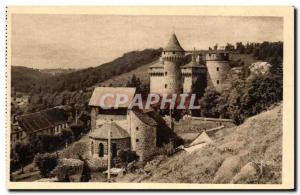 Old Postcard La Douce France Around Saint Flour The Ternes L & # 39eglise Rom...