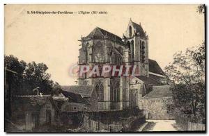 Postcard Old St Sulpice De Favieres L & # 39Eglise
