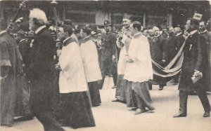 br109222 London Great Procession The legate and his bodyguard real photo uk