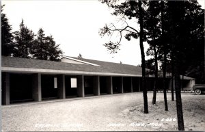 Real Photo Postcard Catholic Shrine in Indian River, Michigan