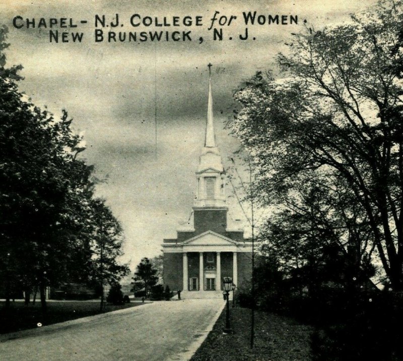 Voorhees Chapel New Jersey College for Women New Brunswick NJ UNP 1910s Postcard