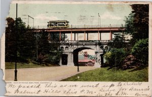 Main Entrance Eden Park Cincinnati OH Postcard PC348