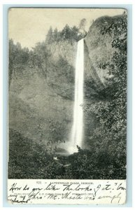 1907 Latourelle Falls Oregon OR Portland Davenport Iowa Waterfall Postcard 