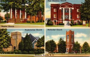 North Carolina Roanoke Rapids Baptist Church First Christian Church Presbyter...