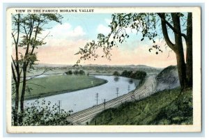 1922 View in the Famous Mohawk Valley, Fonda NY, Posted Postcard 