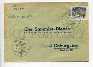 421891 GERMANY BERLIN 1966 philatelic magazine Der Sammler-Dienst Uelzen COVER