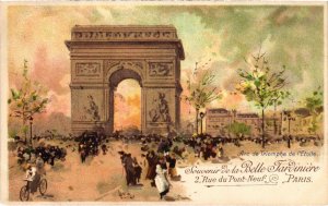 CPA PARIS Souvenir de la Belle Jardiniere Arc de Triomphe de l'Etoile (1244552)
