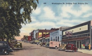 Georgia Athens Washington Street Looking East sk2354