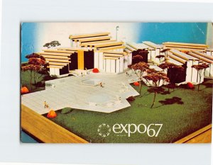 Postcard Quebec Industries Pavilion, Expo 67, Montreal, Canada