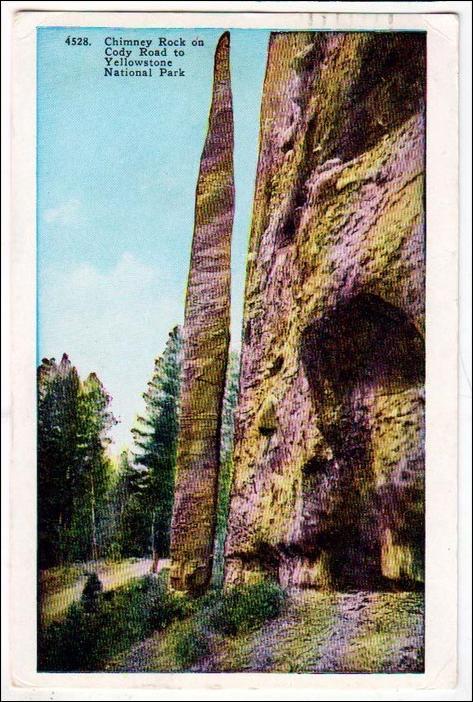 WY - Chimney Rock, Yellowstone National Park