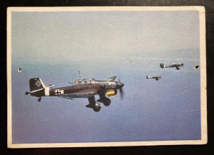 Mint Germany picture Postcard PPC Frighter Airplane Flying Over Europe 