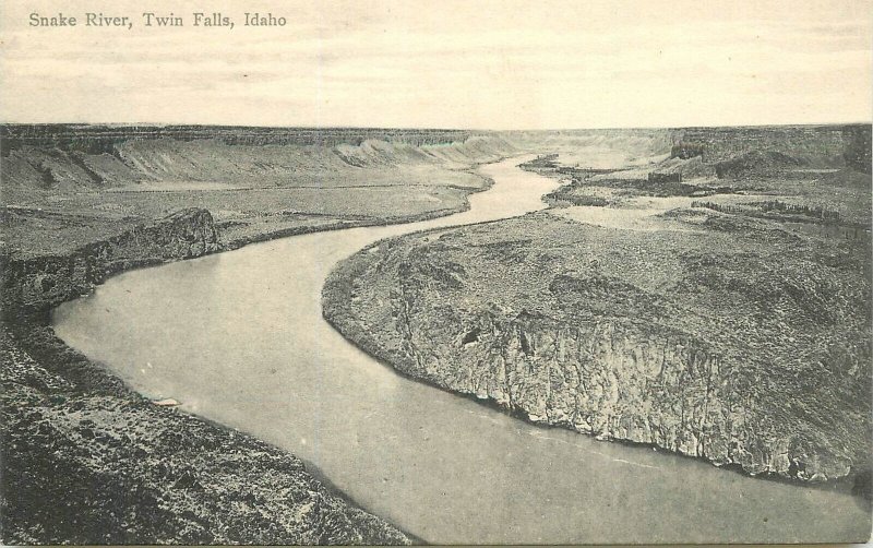 Postcard Idaho Twin Falls Snake River Morris #131143 C-1910 23-8144