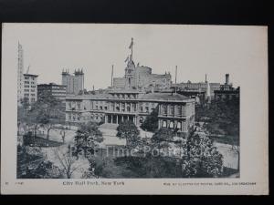 USA: NEW YORK CITY - City Hall Park c1905 UB