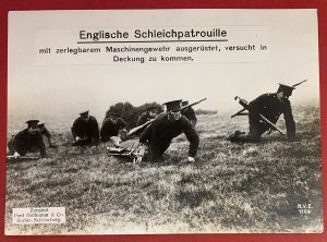 Germany, World War I War Scene, Real Photo Large Postcard, Unused