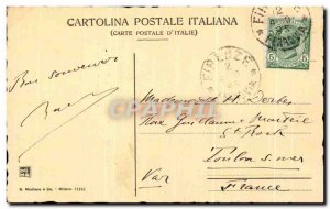 Old Postcard L & # 39Incoronazione della Vergine Florence Uffizi Gallery