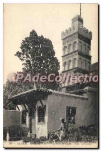 Postcard Old Algiers mosque Abd-er-Rahman el-Talbi