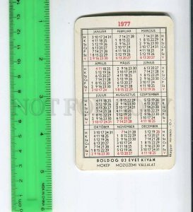 264000 Iren BORDAN Hungarian ACTRESS Film 1977 Pocket CALENDAR