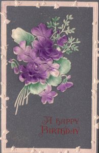 Vintage Postcard 1910's A Happy Birthday Natal Day Special Celebration Greetings