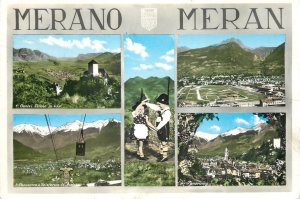 Italy Merao Meran semi-modern postcard