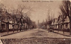 E77/ Dennison Ohio Postcard Tuscarawas County 1910 Third Street Homes North