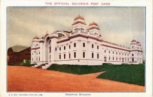 PC CPA ARABIAN TYPES AND SCENES, ORIENTAL BUILDING, Vintage Postcard (b17418)