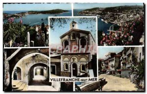 Old Postcard Villefranche sur Mer