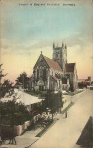 Bermuda - Church of England Cathedral c1915 Hand Colored Postcard