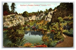 Butchart Sunken Gardens Victoria BC British Columbia Canada UNP DB Postcard B19