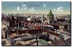 Postcard Old Berlin Panorama
