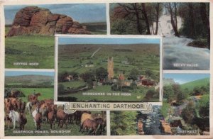 Enchanting Dartmoor Devon Mailing Novelty Photo Old Postcard