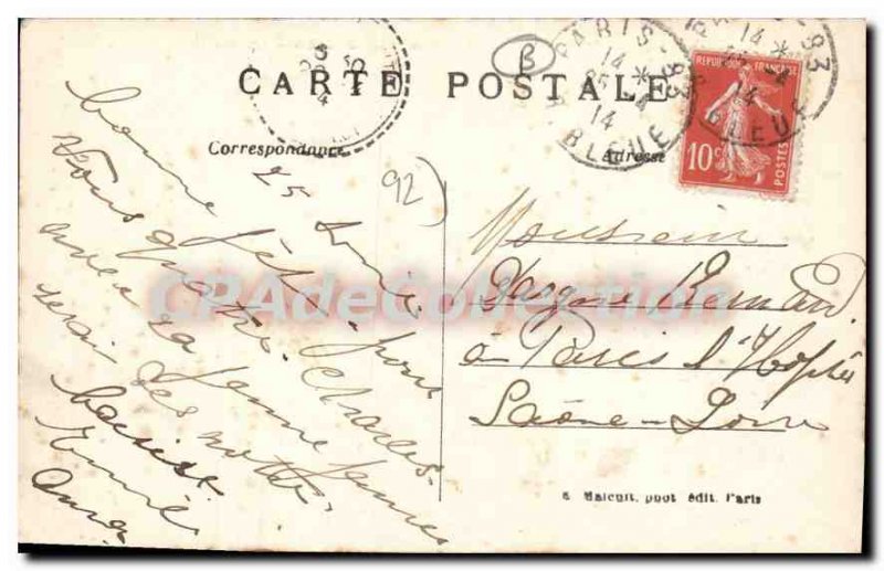 Old Postcard Suresnes The Mayor