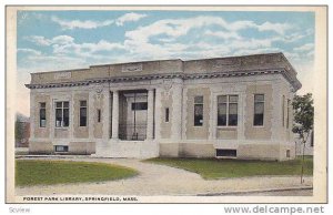 Forest Park Librarym Springfield, Massachusetts, PU-1919