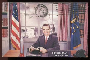 Indiana Representative in US Congress, J. Edward Roush. 1960 postcard