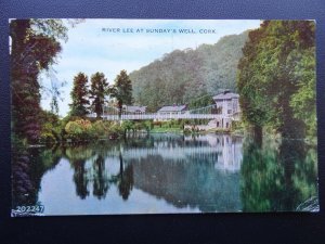 Ireland CORK River Lee at Sunday's Well c1927 Postcard by Valentine 202247