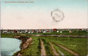Moose Jaw Saskatchewan SK General View c1913 Postcard G7