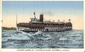 Lachine Rapids, St Lawrence River Montreal Canada Unused 