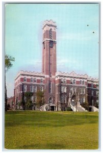 c1950's Kirkland Hall Vanderbilt University Clock Tower Nashville TN Postcard