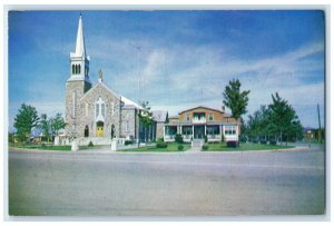 c1950's Eglise St. Eugene Granby Quebec Canada Vintage Unposted Postcard