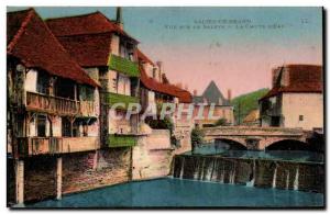 Old Postcard Salies-de-Bearn View On Saleys Downfall D & # 39Eau