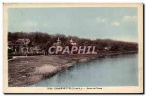 Postcard Old Chartrettes Bords de Seine
