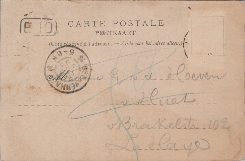 Belgium Liege La Montagne de Bueren Luik Vintage Postcard C048