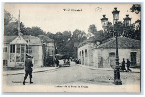 c1910 Interior of the Porte de France Toul Illustre France Antique Postcard