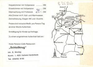 B35807 Heidelbeck Hotel Schlosskrug  germany
