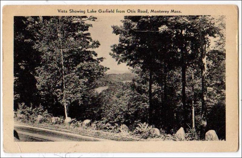 Vista  Showing Lake Garfield, Otis Road, Monterey MA