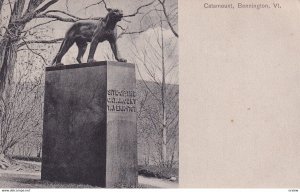 BENNINGTON, Vermont, 1900-1910s; Catamount