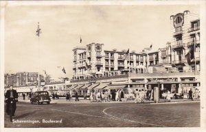 Netherlands Scheveningen Boulevard Palace Cafe Real Photo